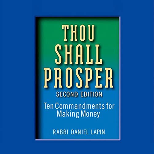 Thou Shall Prosper by Rabbi Daniel Lapin