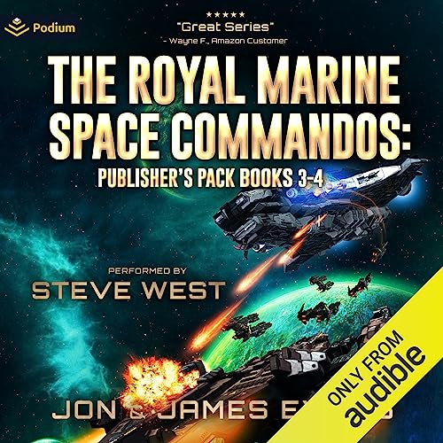The Royal Marine Space Commandos: Publisher's Pack 2 by Jon Evans