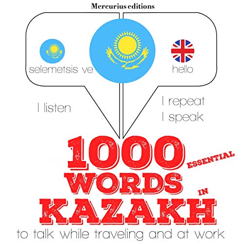 1000 essential words in Kazakh