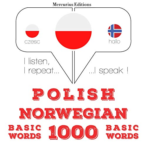 Polish - Norwegian. 1000 basic words by J. M. Gardner