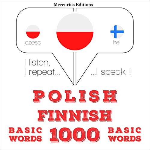 Polish - Finnish. 1000 basic words by J. M. Gardner