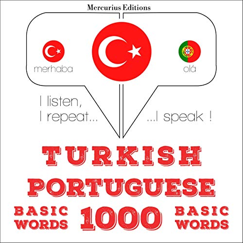 Turkish - Portuguese. 1000 basic words by J. M. Gardner