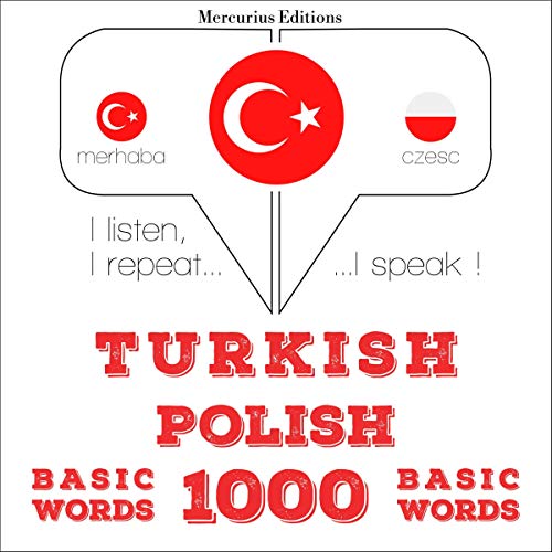 Turkish - Polish. 1000 basic words by J. M. Gardner