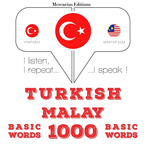 Turkish - Malagasy. 1000 basic words by J. M. Gardner