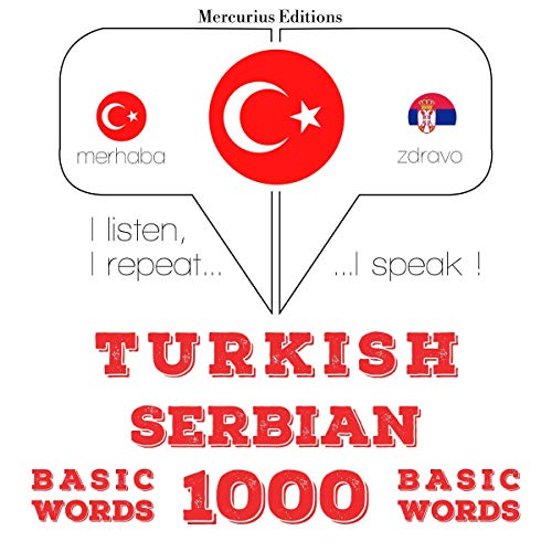 Turkish - Serbian. 1000 basic words