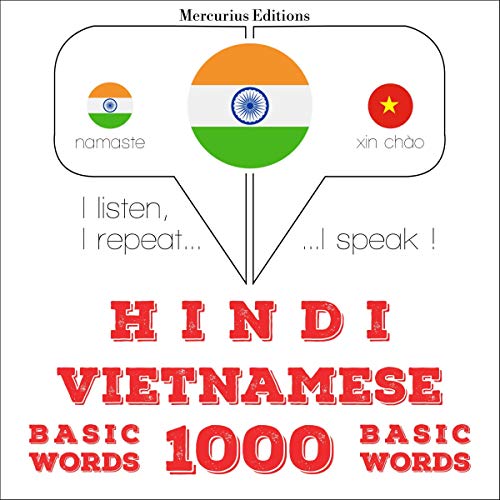 Hindi - Vietnamese. 1000 basic words by J. M. Gardner