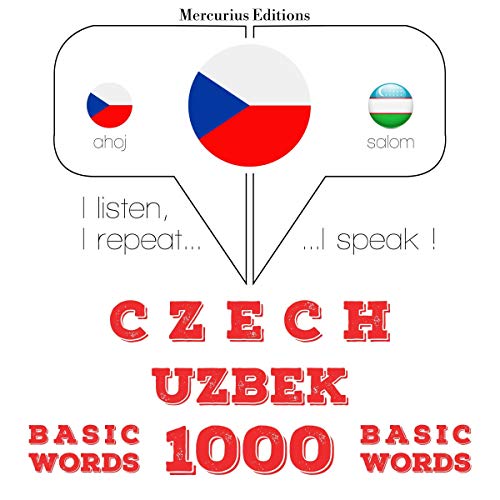 Czech - Uzbek. 1000 basic words by J. M. Gardner