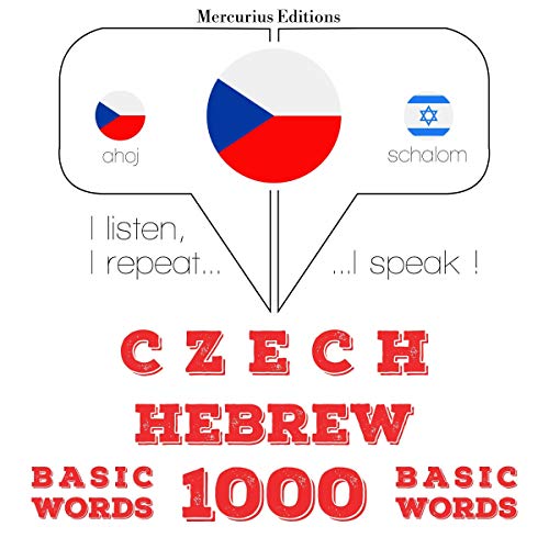 Czech - Hebrew. 1000 basic words by J. M. Gardner