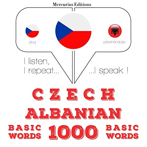 Czech - Albanian. 1000 basic words by J. M. Gardner
