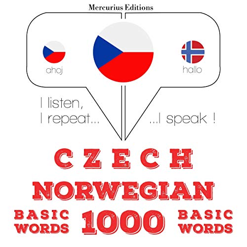 Czech - Norwegian. 1000 basic words by J. M. Gardner