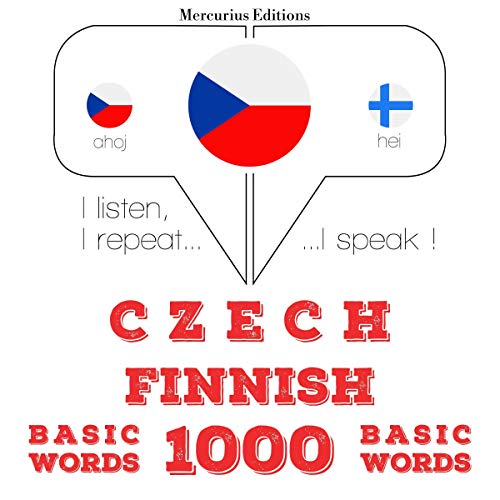 Czech - Finnish. 1000 basic words by J. M. Gardner