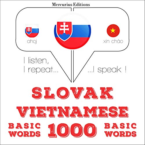 Slovak - Vietnamese. 1000 basic words by J. M. Gardner