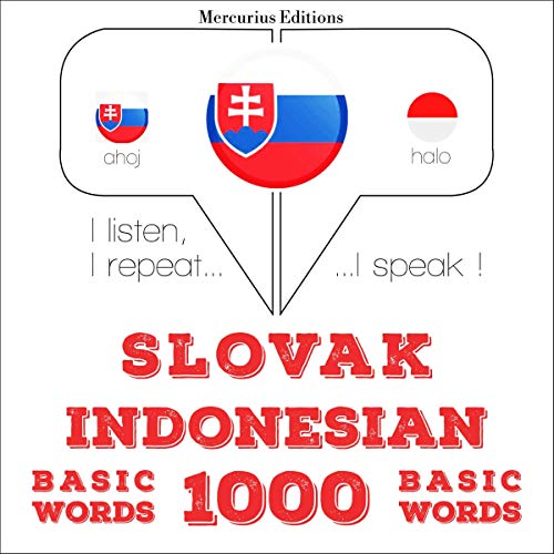Slovak - Indonesian. 1000 basic words by J. M. Gardner