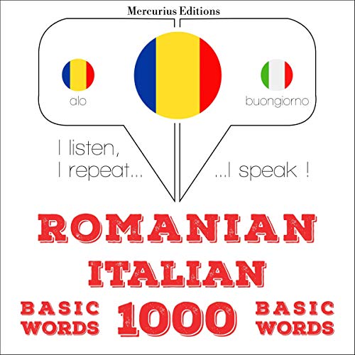 Romanian - Italian. 1000 basic words by J. M. Gardner