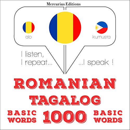 Romanian - Tagalog. 1000 basic words by J. M. Gardner
