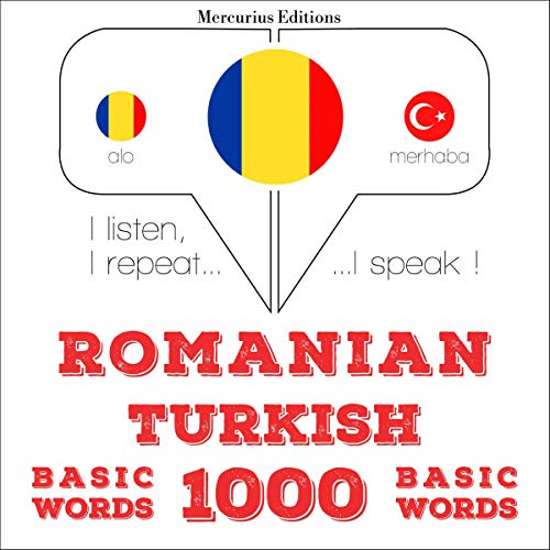 Romanian - Turkish. 1000 basic words by J. M. Gardner