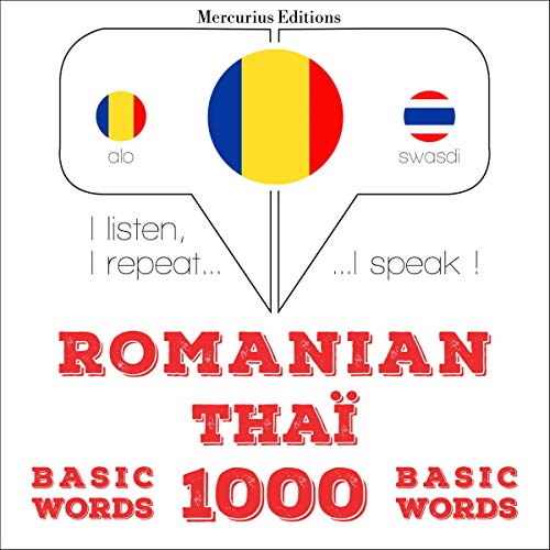 Romanian - Thaï. 1000 basic words by J. M. Gardner