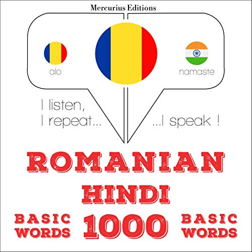Romanian - Hindi. 1000 basic words by J. M. Gardner