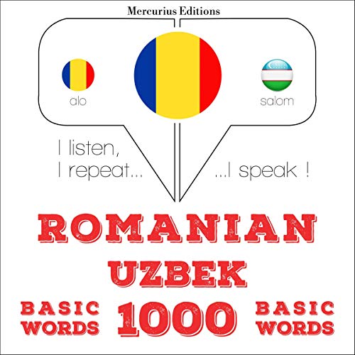 Romanian - Uzbek. 1000 basic words by J. M. Gardner