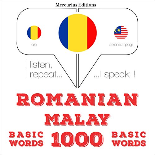 Romanian - Malay. 1000 basic words by J. M. Gardner