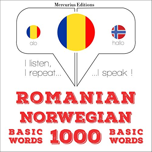 Romanian - Norwegian. 1000 basic words by J. M. Gardner