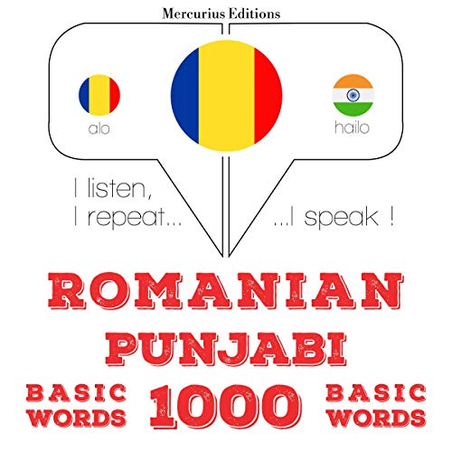 Romanian - Punjabi. 1000 basic words