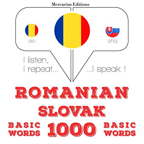 Romanian - Slovak. 1000 basic words by J. M. Gardner