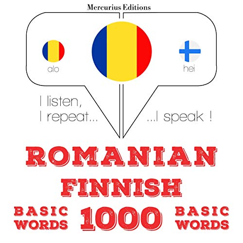 Romanian - Finnish. 1000 basic words by J. M. Gardner