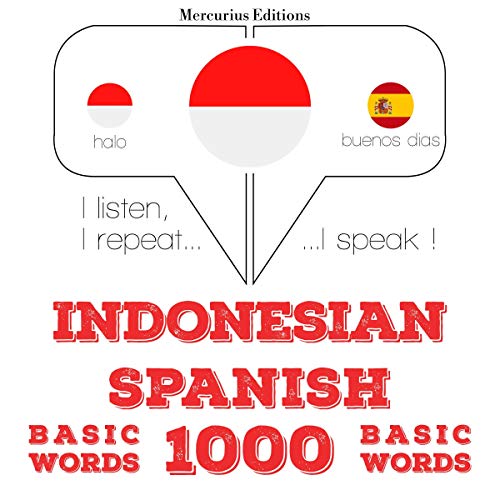 Indonesian – Spanish. 1000 basic words by J. M. Gardner