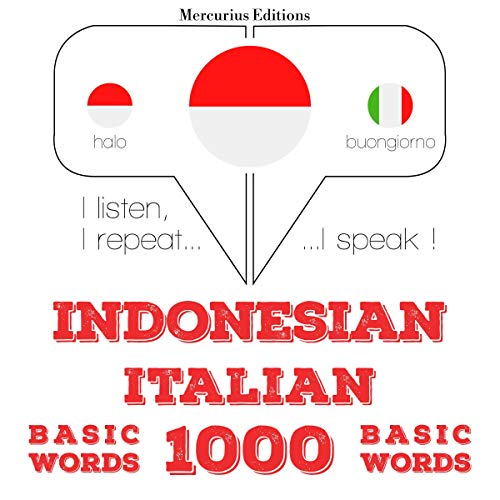 Indonesian - Italian. 1000 basic words by J. M. Gardner