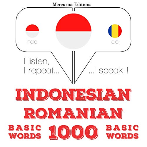 Indonesian – Romanian. 1000 basic words by J. M. Gardner