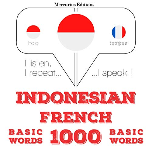 Indonesian – French. 1000 basic words by J. M. Gardner
