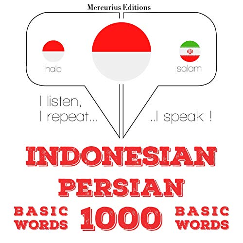 Indonesian – Persian. 1000 basic words by J. M. Gardner