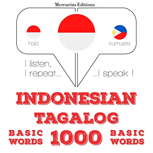Indonesian – Tagalog. 1000 basic words by J. M. Gardner