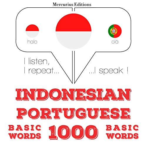 Indonesian – Portuguese. 1000 basic words by J. M. Gardner