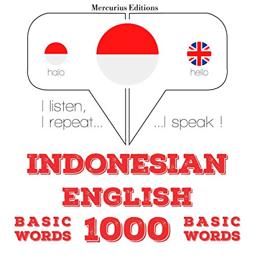 Indonesian – English. 1000 basic words by J. M. Gardner