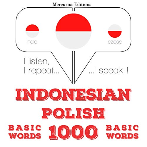 Indonesian – Polish. 1000 basic words by J. M. Gardner