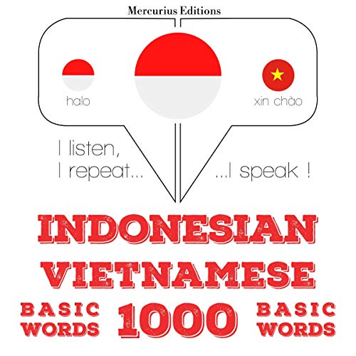 Indonesian – Vietnamese. 1000 basic words by J. M. Gardner