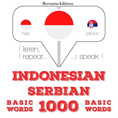 Indonesian – Serbian. 1000 basic words by J. M. Gardner