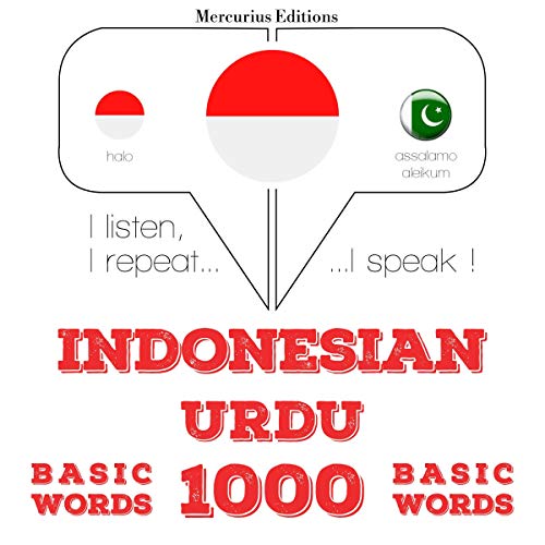 Indonesian – Urdu. 1000 basic words by J. M. Gardner