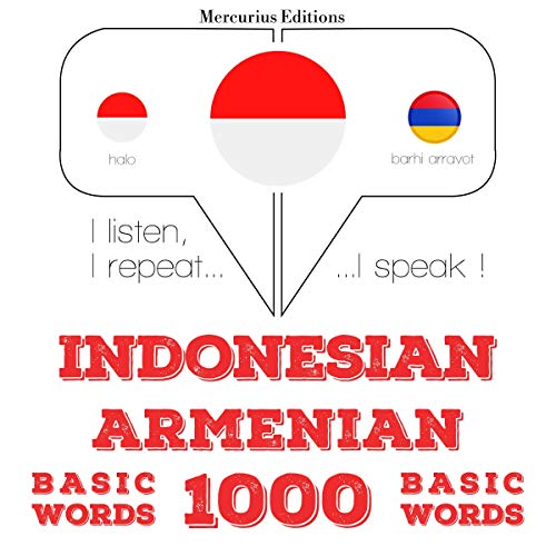 Indonesian – Armenian. 1000 basic words by J. M. Gardner