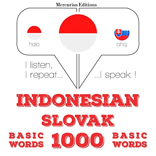 Indonesian – Slovak. 1000 basic words by J. M. Gardner