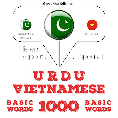 Urdu – Vietnamese. 1000 basic words by J. M. Gardner