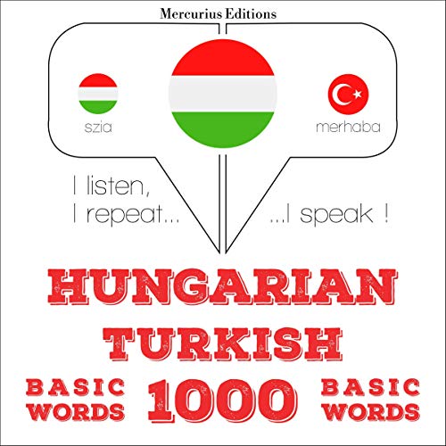 Hungarian – Turkish. 1000 basic words by J. M. Gardner