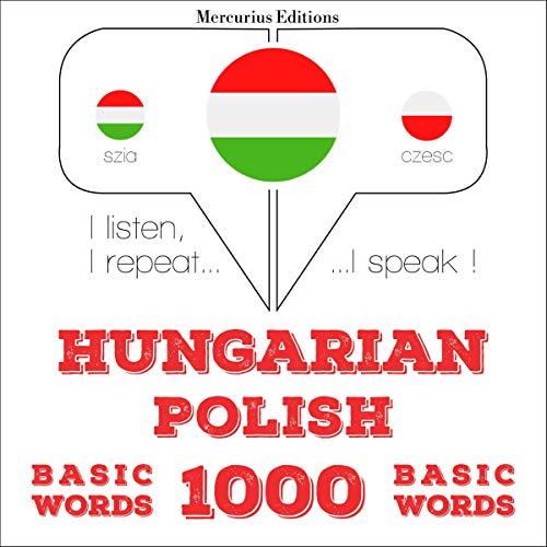 Hungarian – Polish. 1000 basic words by J. M. Gardner