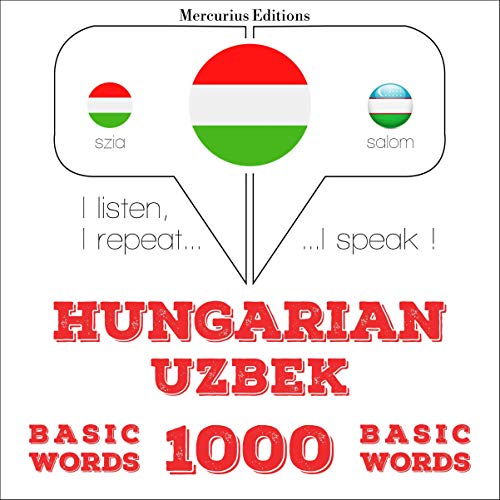 Hungarian – Uzbek. 1000 basic words by J. M. Gardner