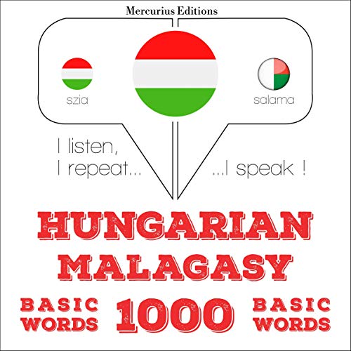 Hungarian – Malagasy. 1000 basic words by J. M. Gardner