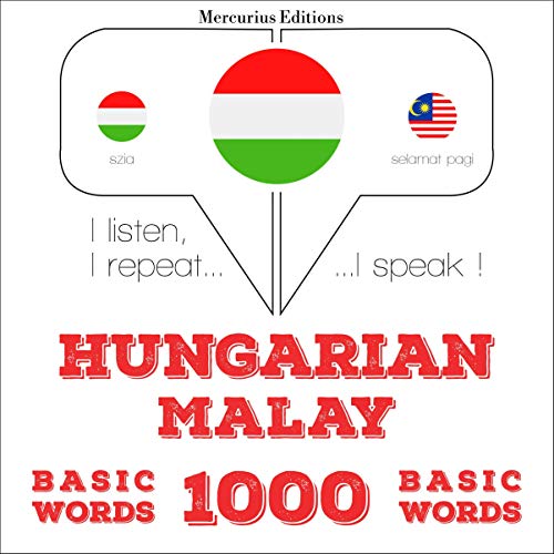 Hungarian – Malay. 1000 basic words by J. M. Gardner