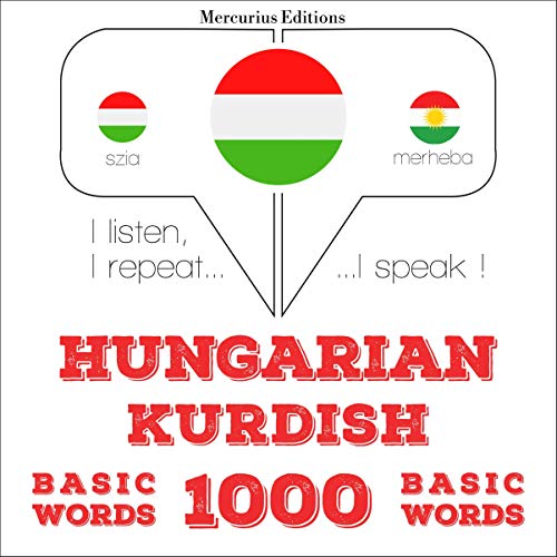 Hungarian – Kurdish. 1000 basic words by J. M. Gardner