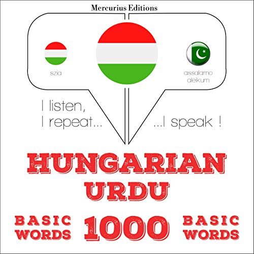Hungarian – Urdu. 1000 basic words by J. M. Gardner